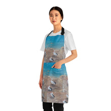 Load image into Gallery viewer, Apron - lightweight, silky finish 100% polyester, two front pockets. Many original artwork designs by Kerry Sandhu Art
