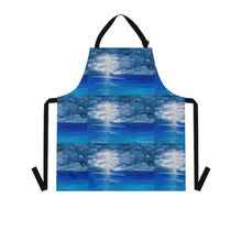 Load image into Gallery viewer, Apron - lightweight, silky finish 100% polyester, two front pockets. Many original artwork designs by Kerry Sandhu Art