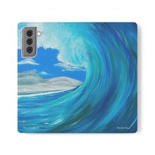 Load image into Gallery viewer, Ride the Wave - PHONE CASE WALLET - by Kerry Sandhu Art