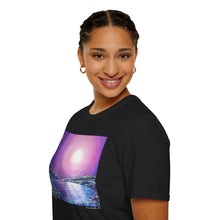 Load image into Gallery viewer, T-Shirt made from very soft materials, no side seams. Feels like bliss to wear! Many designs by Kerry Sandhu Art