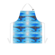 Load image into Gallery viewer, Apron - lightweight, silky finish 100% polyester, two front pockets. Many original artwork designs by Kerry Sandhu Art