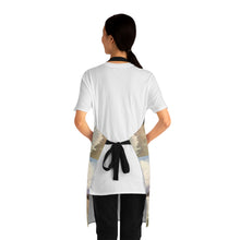 Load image into Gallery viewer, Apron - lightweight, silky finish 100% polyester, two front pockets. Many original artwork designs by Kerry Sandhu Art