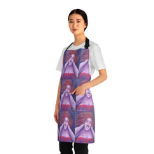 Load image into Gallery viewer, Apron - lightweight, silky finish 100% polyester, two front pockets. Many original artwork designs by Kerry Sandhu Art