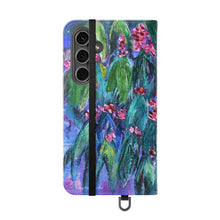 Load image into Gallery viewer, Rustic Flowering Gum - PHONE CASE WALLET - by Kerry Sandhu Art