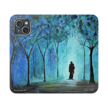 Load image into Gallery viewer, Forest of Light - PHONE CASE WALLET - by Kerry Sandhu Art