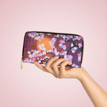 Load image into Gallery viewer, Pockets for cash, c/cards, coins, & more. Stylish faux leather, lots of original artworks by Kerry Sandhu Art to choose from