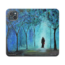 Load image into Gallery viewer, Forest of Light - PHONE CASE WALLET - by Kerry Sandhu Art