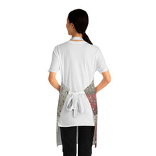 Load image into Gallery viewer, Apron - lightweight, silky finish 100% polyester, two front pockets. Many original artwork designs by Kerry Sandhu Art