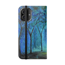Load image into Gallery viewer, Forest of Light - PHONE CASE WALLET - by Kerry Sandhu Art