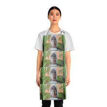 Load image into Gallery viewer, Apron - lightweight, silky finish 100% polyester, two front pockets. Many original artwork designs by Kerry Sandhu Art