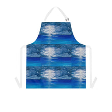 Load image into Gallery viewer, Apron - lightweight, silky finish 100% polyester, two front pockets. Many original artwork designs by Kerry Sandhu Art