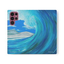 Load image into Gallery viewer, Ride the Wave - PHONE CASE WALLET - by Kerry Sandhu Art