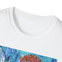 Load image into Gallery viewer, T-Shirt made from very soft materials, no side seams. Feels like bliss to wear! Many designs by Kerry Sandhu Art