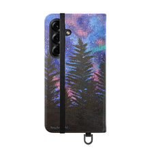 Load image into Gallery viewer, Northern Lights - PHONE CASE WALLET - by Kerry Sandhu Art