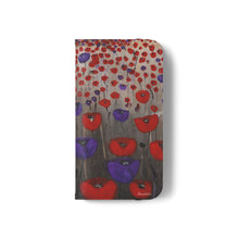 Load image into Gallery viewer, Benedictus (Poppies Only) - PHONE CASE WALLET - by Kerry Sandhu Art