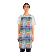 Load image into Gallery viewer, Apron - lightweight, silky finish 100% polyester, two front pockets. Many original artwork designs by Kerry Sandhu Art