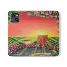 Load image into Gallery viewer, Wine Time in the Ferguson - PHONE CASE WALLET - by Kerry Sandhu Art