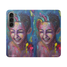 Load image into Gallery viewer, Raining Glitter - PHONE CASE WALLET for Samsung & iPhones - by Kerry Sandhu Art