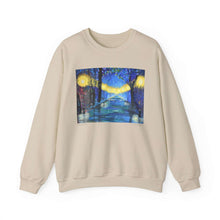 Load image into Gallery viewer, Sweatshirt 50/50 Cotton/Polyester, Medium-heavy fabric, Loose fit, true to size, Original art designs by Kerry Sandhu Art