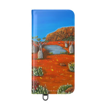 Load image into Gallery viewer, Beds Are Burning - PHONE CASE WALLET - by Kerry Sandhu Art