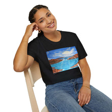 Load image into Gallery viewer, T-Shirt made from very soft materials, no side seams. Feels like bliss to wear! Many designs by Kerry Sandhu Art