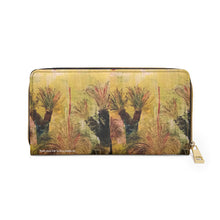 Load image into Gallery viewer, Pockets for cash, c/cards, coins, & more. Stylish faux leather, lots of original artworks by Kerry Sandhu Art to choose from
