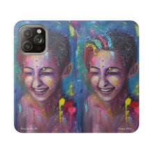 Load image into Gallery viewer, Raining Glitter - PHONE CASE WALLET for Samsung & iPhones - by Kerry Sandhu Art