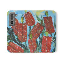 Load image into Gallery viewer, Rustic Bottle Brush - PHONE CASE WALLET - by Kerry Sandhu Art