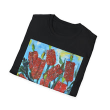 Load image into Gallery viewer, T-Shirt made from very soft materials, no side seams. Feels like bliss to wear! Many designs by Kerry Sandhu Art