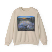 Load image into Gallery viewer, Sweatshirt 50/50 Cotton/Polyester, Medium-heavy fabric, Loose fit, true to size, Original art designs by Kerry Sandhu Art