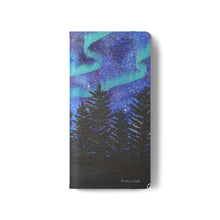 Load image into Gallery viewer, Northern Lights - PHONE CASE WALLET - by Kerry Sandhu Art