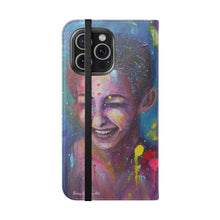 Load image into Gallery viewer, Raining Glitter - PHONE CASE WALLET for Samsung & iPhones - by Kerry Sandhu Art