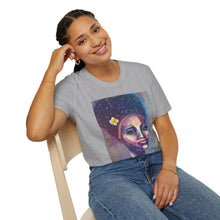 Load image into Gallery viewer, T-Shirt made from very soft materials, no side seams. Feels like bliss to wear! Many designs by Kerry Sandhu Art