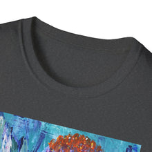 Load image into Gallery viewer, T-Shirt made from very soft materials, no side seams. Feels like bliss to wear! Many designs by Kerry Sandhu Art