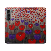 Load image into Gallery viewer, Benedictus (Poppies Only) - PHONE CASE WALLET - by Kerry Sandhu Art