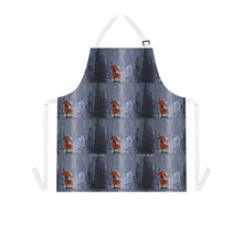 Load image into Gallery viewer, Apron - lightweight, silky finish 100% polyester, two front pockets. Many original artwork designs by Kerry Sandhu Art