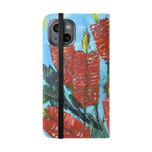 Load image into Gallery viewer, Rustic Bottle Brush - PHONE CASE WALLET - by Kerry Sandhu Art