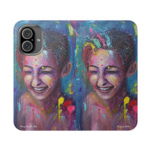 Load image into Gallery viewer, Raining Glitter - PHONE CASE WALLET for Samsung & iPhones - by Kerry Sandhu Art