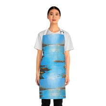Load image into Gallery viewer, Apron - lightweight, silky finish 100% polyester, two front pockets. Many original artwork designs by Kerry Sandhu Art