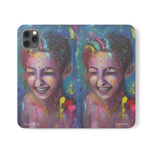 Load image into Gallery viewer, Raining Glitter - PHONE CASE WALLET for Samsung & iPhones - by Kerry Sandhu Art