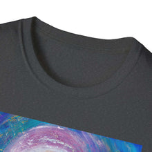 Load image into Gallery viewer, T-Shirt made from very soft materials, no side seams. Feels like bliss to wear! Many designs by Kerry Sandhu Art