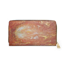 Load image into Gallery viewer, Pockets for cash, c/cards, coins, & more. Stylish faux leather, lots of original artworks by Kerry Sandhu Art to choose from