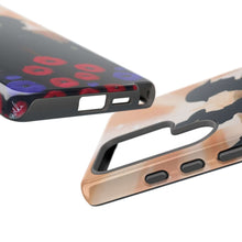 Load image into Gallery viewer, Phone case with an Australian and New Zealand soldier back to back with light-horsemen in the background and poppies in the foreground