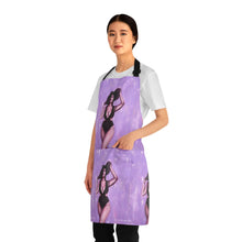 Load image into Gallery viewer, Apron - lightweight, silky finish 100% polyester, two front pockets. Many original artwork designs by Kerry Sandhu Art