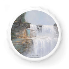 Load image into Gallery viewer, Plastic exterior w/ metallic bottom, magnetic back, 2 different opening mechanisms, matte finish. Art by Kerry Sandhu Art