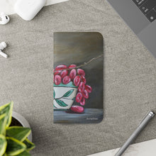 Load image into Gallery viewer, Bowl of Grapes - PHONE CASE WALLET for Samsung & iPhones - by Kerry Sandhu Art