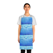 Load image into Gallery viewer, Apron - lightweight, silky finish 100% polyester, two front pockets. Many original artwork designs by Kerry Sandhu Art