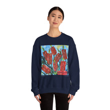 Load image into Gallery viewer, Sweatshirt 50/50 Cotton/Polyester, Medium-heavy fabric, Loose fit, true to size, Original art designs by Kerry Sandhu Art