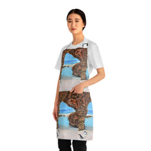 Load image into Gallery viewer, Apron - lightweight, silky finish 100% polyester, two front pockets. Many original artwork designs by Kerry Sandhu Art