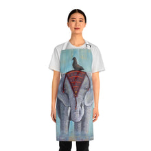 Load image into Gallery viewer, Apron - lightweight, silky finish 100% polyester, two front pockets. Many original artwork designs by Kerry Sandhu Art